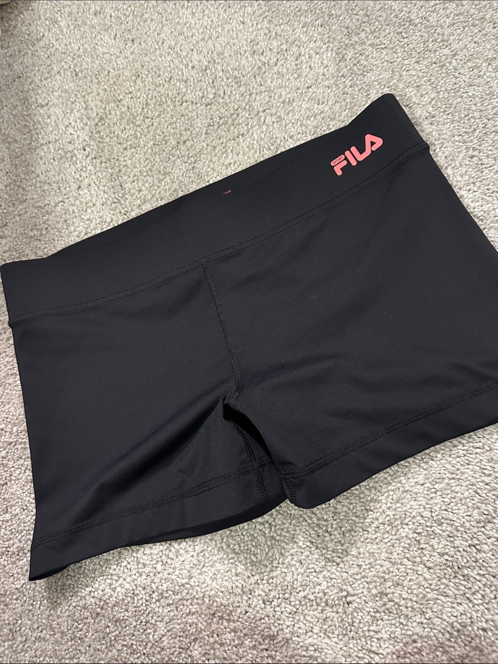 FILA performance running black shorts size medium - Picture 1 of 4